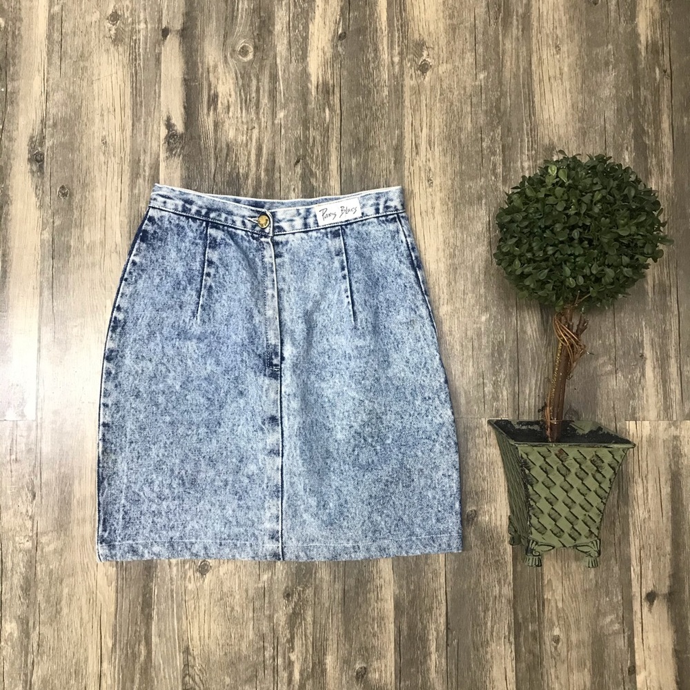 Denim Jean Mini Skirt